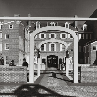 Franklin Court for the Independence National Historical Park (The Ghost House), Philadelphia (detalle). Venturi and Rauch, 1972-1975. Cortesía del Museo de Bellas Artes de Bilbao