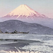 Shinhanga. Japanese woodblock prints, artwork in exhibition. Courtesy of Museum Franz Gertsch