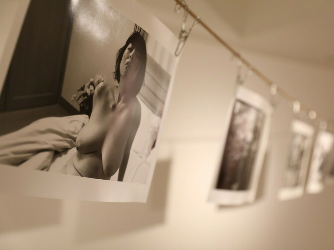 Nobuyoshi Araki, Exhibition view. Courtesy of Over the Influence