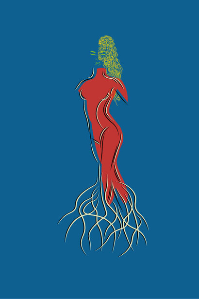 Martina Bonanni, Dafne, grafica, 30x40 cm