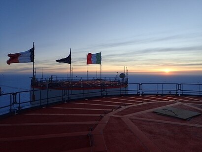 Panorama dal tetto della base.  Foto Elvio Lazzarini, Pnra, IPEV