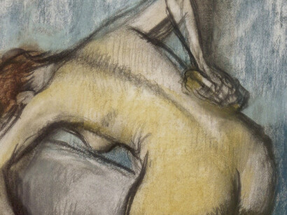 Edgar Degas. Donna che entra in una vasca da bagno
