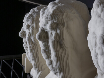Eva L’Hoest, The mindful hand, exhibition view. Courtesy of Casino Luxembourg