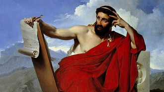 Merry Joseph Blondel, Retrato de Solón (detalle)