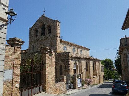 The Church of Santa Maria Assunta, located in Montone, within the municipality of Mosciano Sant’Angelo, Abruzzo, Italy