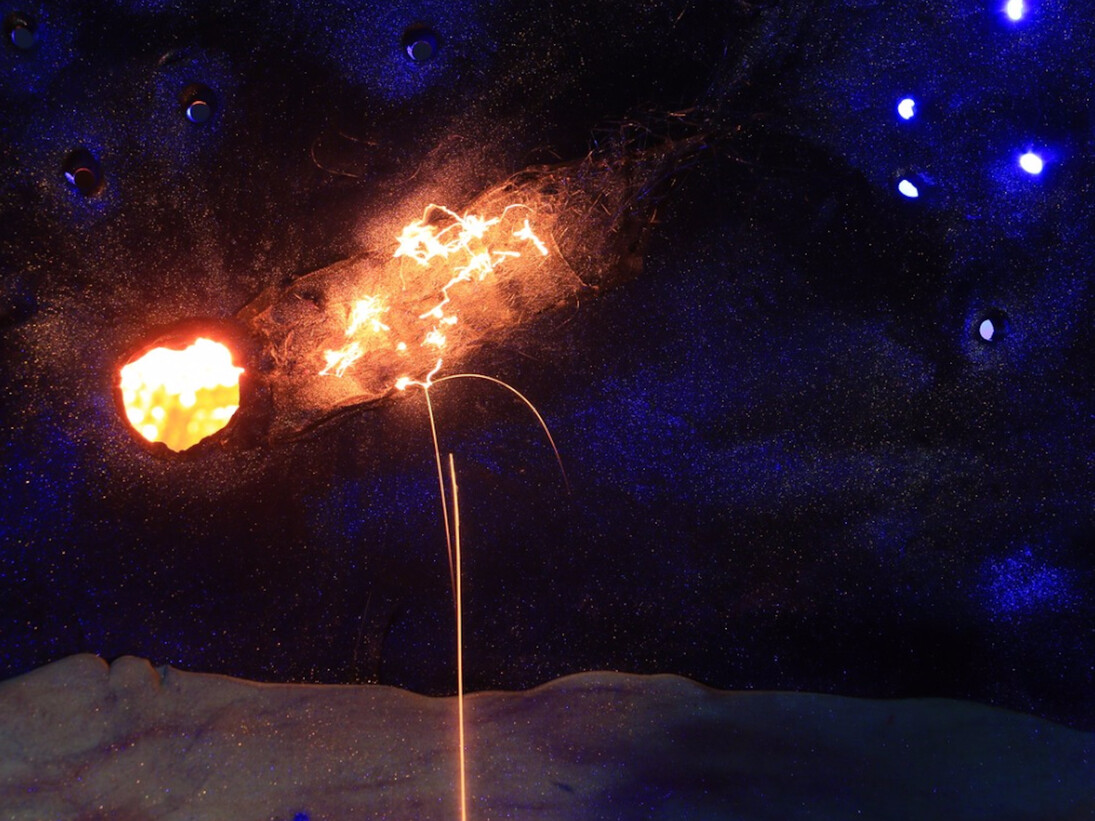 Alexis Gideon, The Comet and The Glacier, 2016. Courtesy of Locust Projects