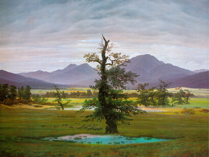 Caspar David Friedrich: Árbol solitario (1822)