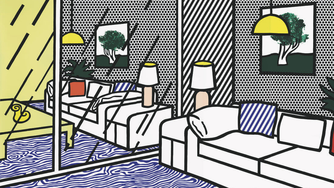 Roy Lichtenstein- Alfombra azul
