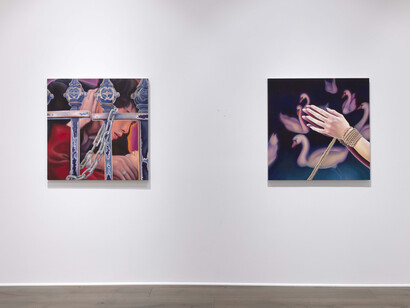 Ariane Hughes, Don’t Cry Because It Happened, Smile Because It’s Over, 2023, installation view. Courtesy of the artist and Steve Turner, LA