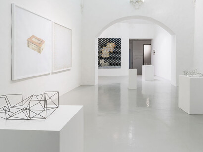 Jorge Macchi - Suspension Points installation view Galleria Continua, San Gimignano. Photo Ela Bialkowska, OKNO Studio