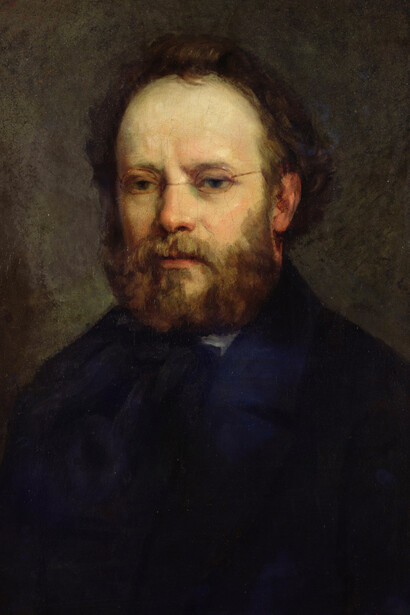 Gustave Courbet, Retrato de Pierre-Joseph Proudhon