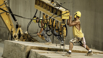 Tom Duffy - Limestone Quarry workers