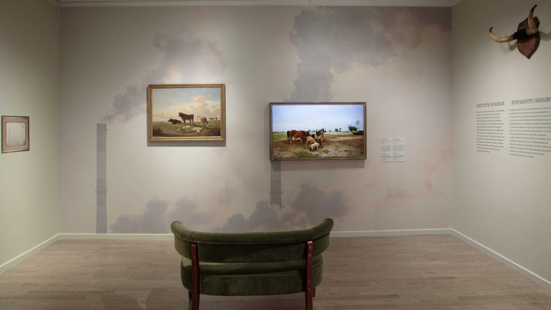 Risham Syed, Destiny fractured, exhibition view. Courtesy of the Newark Museum of Art