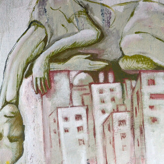 Ahmed Sabry, The turbulent land. Courtesy of Mashrabia Gallery of Contemporary Art