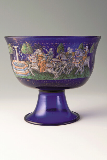 Manifattura muranese (Angelo Barovier). Coppa (detta Coppa Barovier), 1460-1470