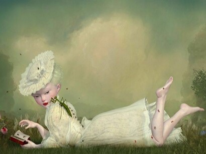 Ray Caesar - Fanciulla e cavalletta