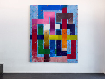 Pablo Griss, Dystopic cartography, exhibition view. Courtesy of Luisa Catucci Gallery