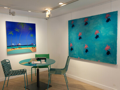 Various artists, The joy of being, exhibition view. Courtesy of Space Gallery