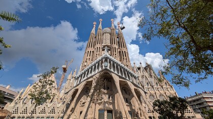 La Sagrada Familia el día 24 de septiembre 2024