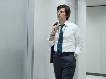 "Severance" star Adam Scott
