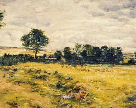 William McTaggart, Harvest at Broomieknowe