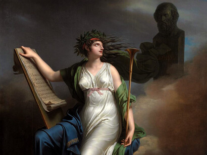 Charles Meynier; Caliope, musa de la poesía épica