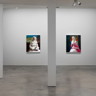 Remus Grecu, Rainbows at the edge of sorrow, exhibition view. Courtesy of Yusto / Giner 