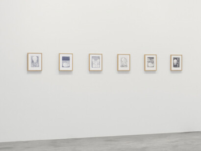Jasper Johns, Drawings 1982–2021, exhibition view. Courtesy of Matthew Marks Gallery