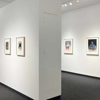 Lorie Hamermesh, Into the fire, exhibition view. Courtesy of Gallery Naga