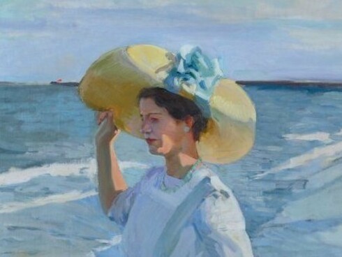 Uno de los cuadros de la exposición