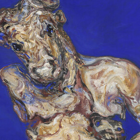 Maggi Hambling, Minotaur (detail), oil on canvas, 2008-2015, 34 x 28 in