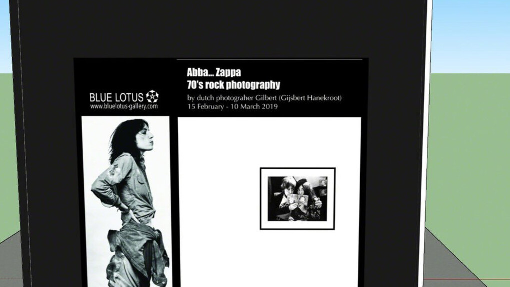 Abba... Zappa. Courtesy of Blue Lotus Gallery