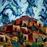 Tony Abeyta (Diné/Navajo), Citadel, 2021. Courtesy of Colby College Museum of Art