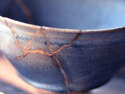 In kintsugi, making broken pieces beautiful is no easy task