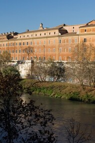Roma, Italia, Complesso del San Michele, Prospetto su Lungotevere, ph. Omar Kheyraoui