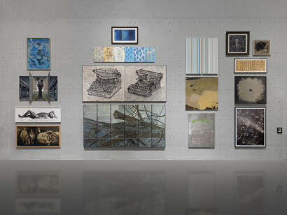 Various artists, 50——90. The tenth anniversary of the Long Museum, exhibition view. Courtesy of Long Museum