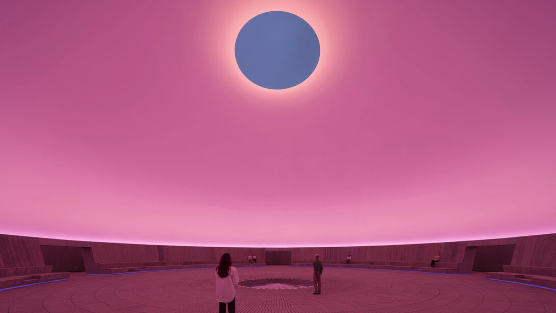 James Turrell, As seen below, exhibition view. Courtesy of ARoS