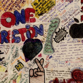 Oscar Murillo, Frequencies, 2013-ongoing, detail. Courtesy the artist