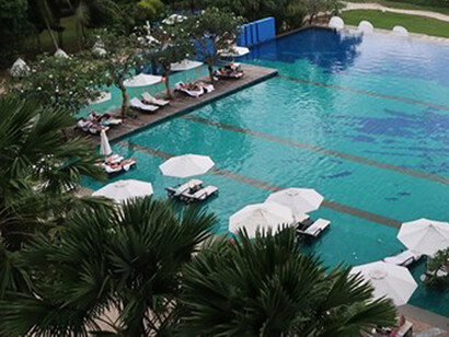 Scorcio della piscina del prestigioso The Datai Langkawi