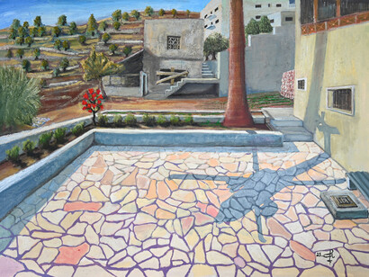 Malik Abu Salameh, Shadow no. 2, 2023. Courtesy of Ramallah Art Fair