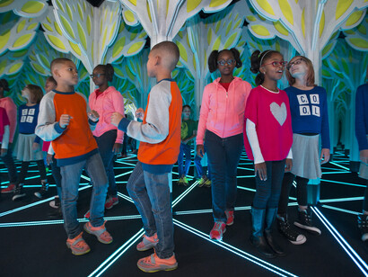 Numbers In Nature: A Mirror Maze. Courtesy of Museum of Science and Industry