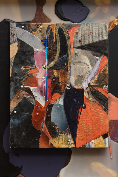 Elliott Hundley, Chain (detail), 2026. Courtesy of Regen Projects