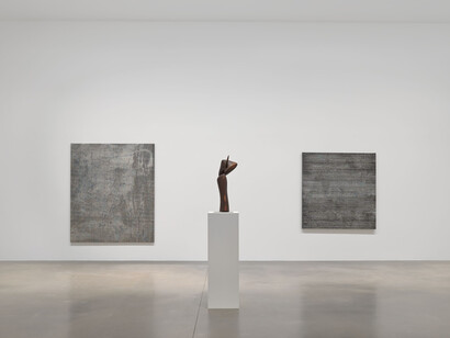 Jack Whitten, Speedchaser, exhibition view. Courtesy of Hauser & Wirth