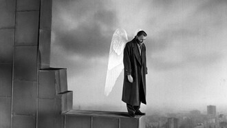 Fotograma del filme «El cielo sobre Berlín» («Der Himmel über Berlin»), dirigido por Wim Wenders