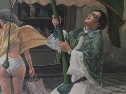 Domenico Ventura, Tira vento, 2008. Courtesy of Rocca Paolina