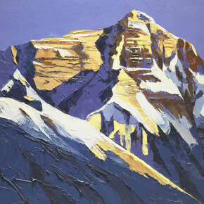 Alan Cotton, Tibet Sunlit Peaks and Deep Shadows Everest, 2012, 71 x 91 cm