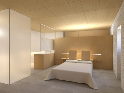 Masía Els Ots. Autor: Agustí Costa. Render: Óscar Morales