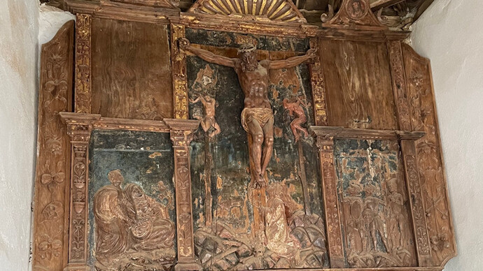 La ermita del Humilladero. La sierra de Gata se ubica al sur de Cáceres, en el límite con Portugal y Salamanca, España