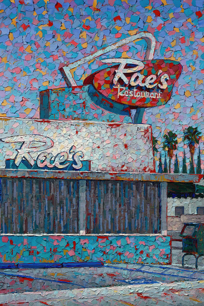 Raymond Logan, Rae's (detail), 2021. Courtesy of Billis/Williams Gallery