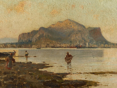 Michele Catti
Golfo di Palermo
1890 ca
olio su tela
Collezione privata, Palermo